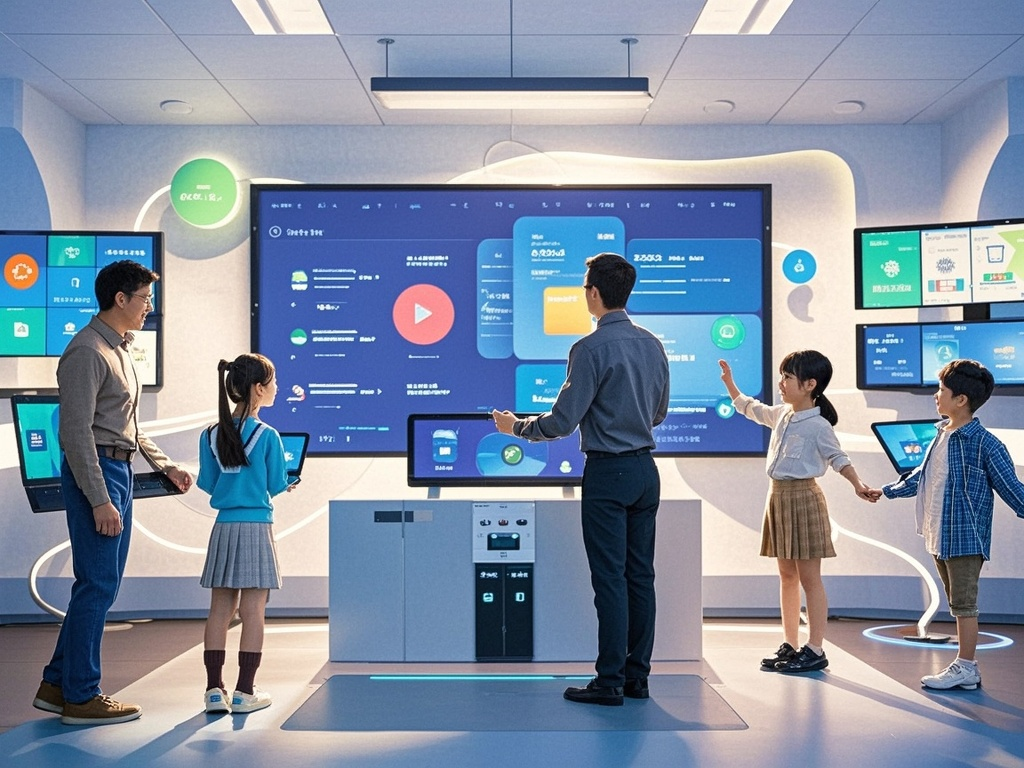 智慧校园平台示意图