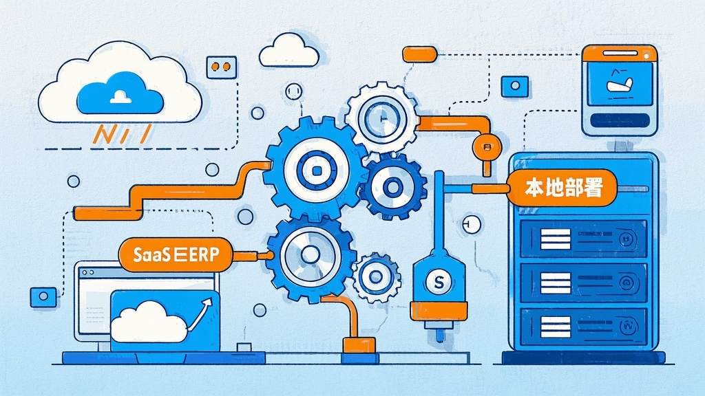 中小企业ERP系统集成示意图