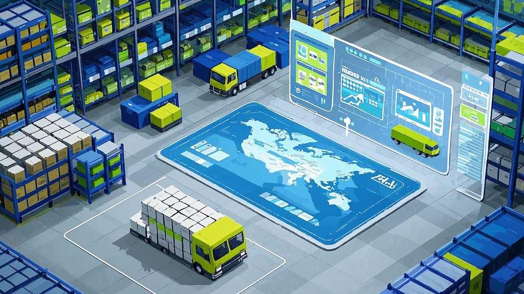 跨境电商ERP库存效率示意