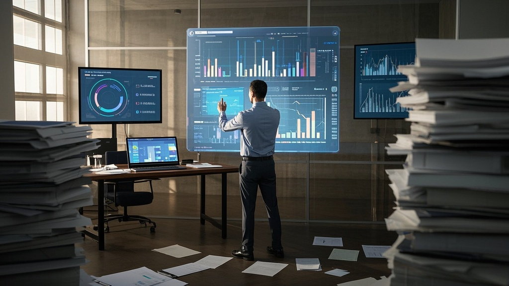 电商数据分析BI报表示意图