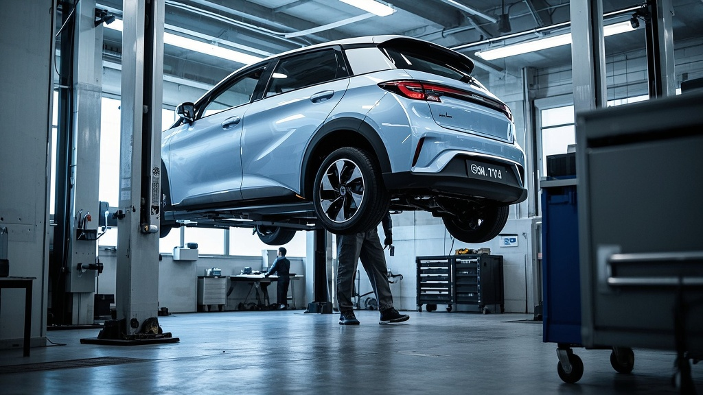 2024款比亚迪 海豚 正在进行发动机舱保养检查