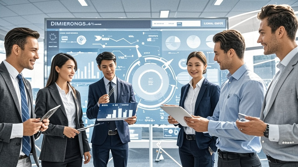BI报表系统示意图