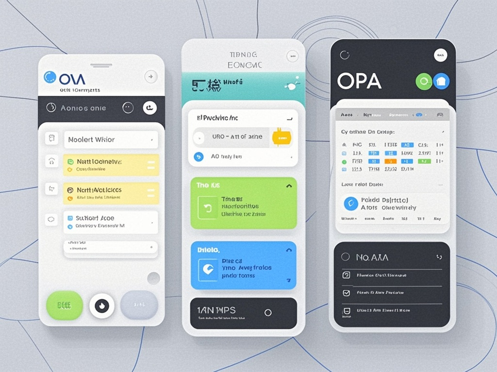 移动OA办公系统界面