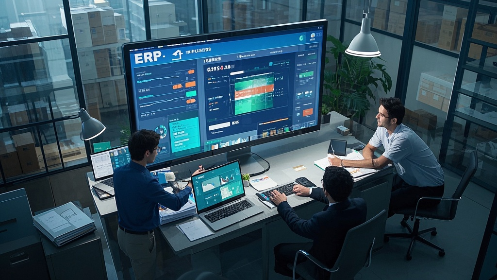 视觉系统与ERP协同示意