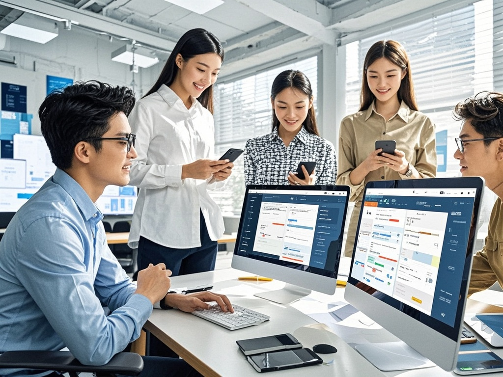 数字化办公软件界面