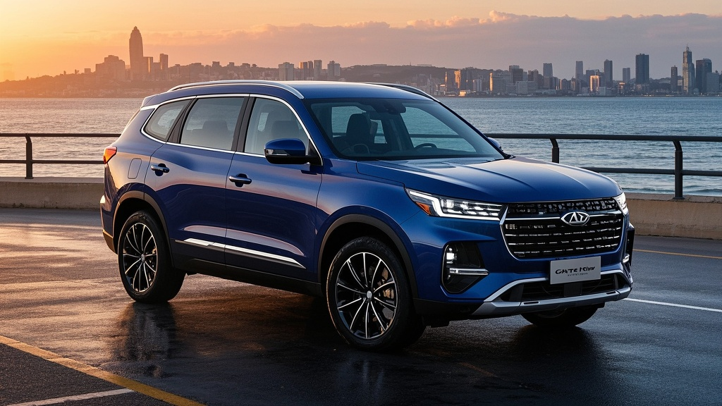 Supply chain route for exporting the 2025 Chery Tiggo 8 Pro from Guangzhou to Durban, South Africa via sea freight logistics