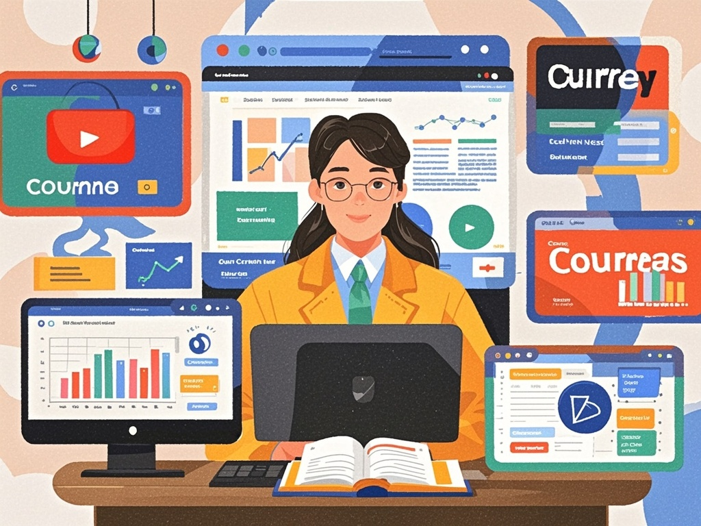 在线教育趋势配图