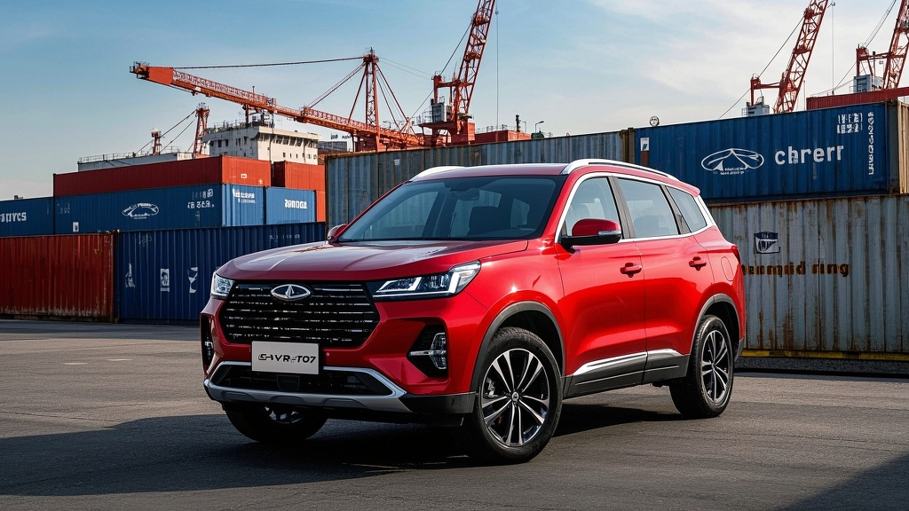 Chery Tiggo 7 Pro 2025 export to Mexico via Veracruz: model positioning, logistics flow, and price structure