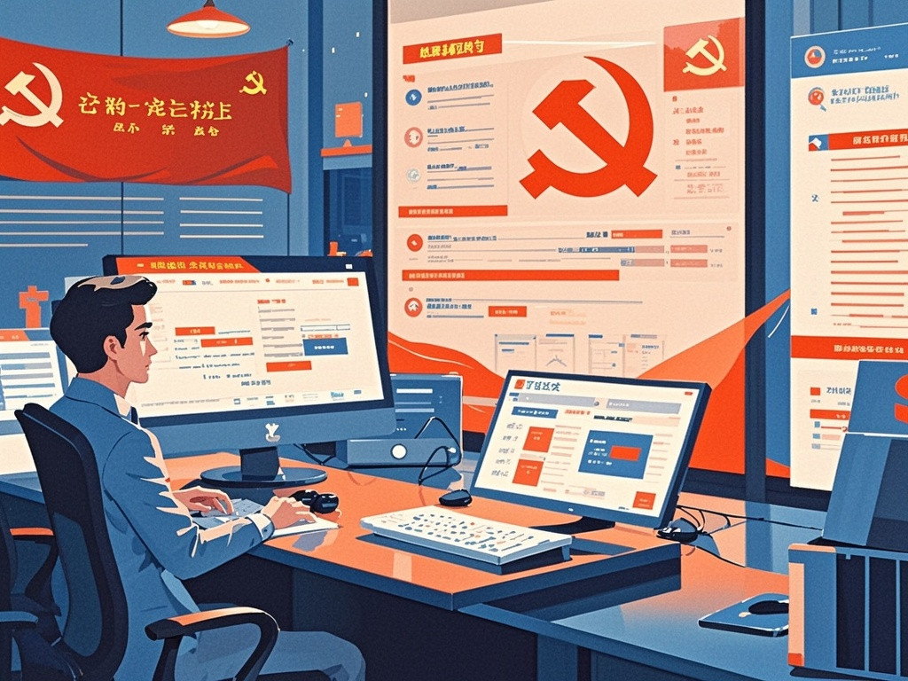 党务系统应用示意图