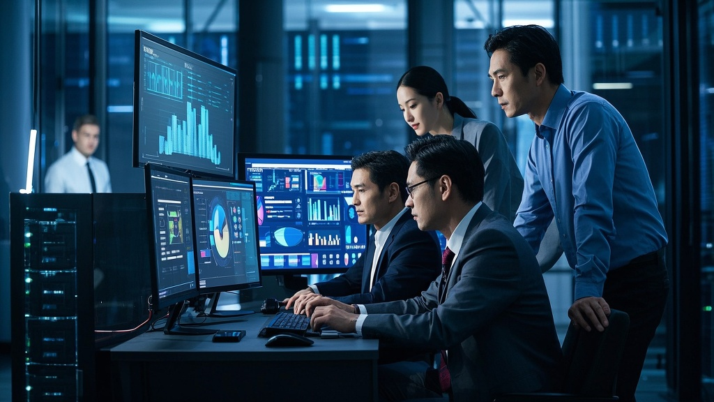 仪表盘与热力图示意