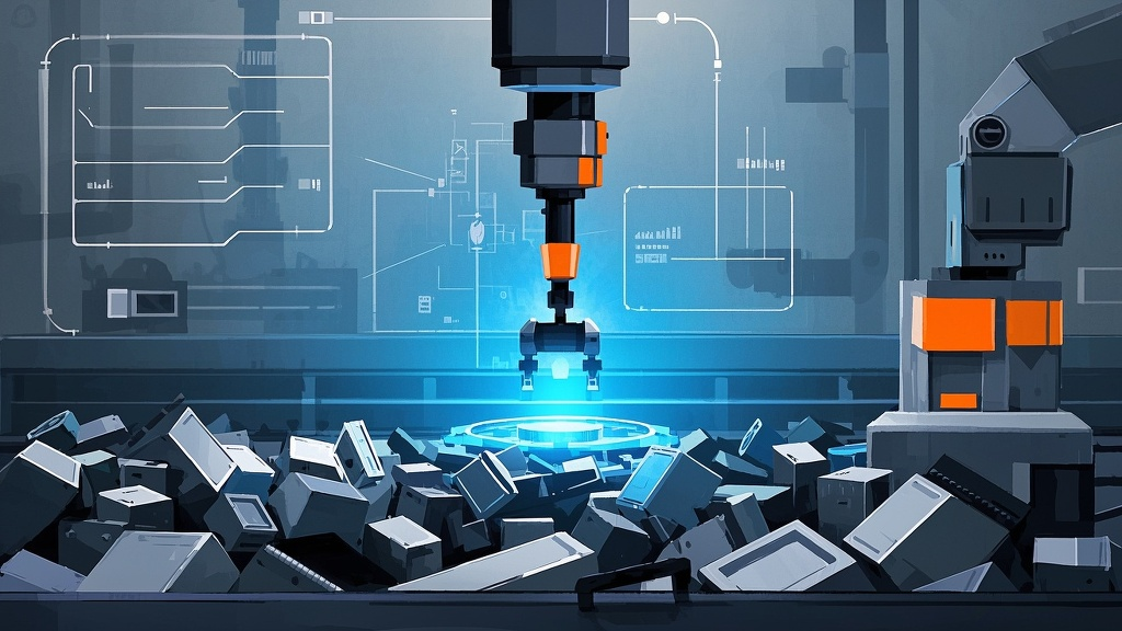 3D视觉上下料示意图
