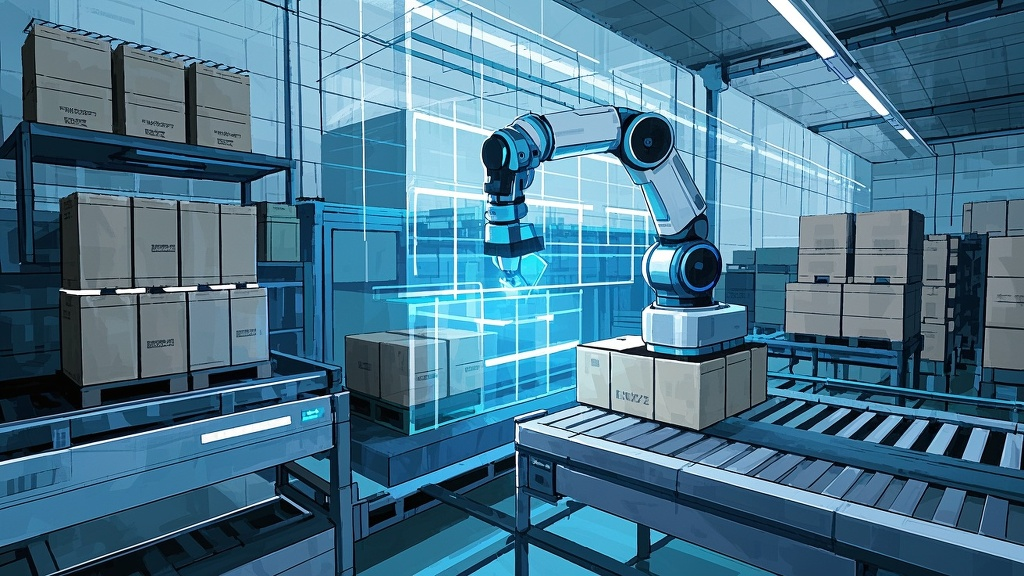 3D视觉拆码垛路径规划示意